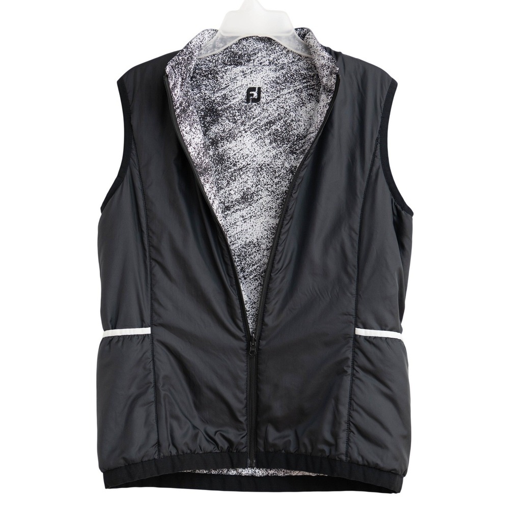FootJoy‎ Reversible Golf Puffer Vest Womens Sz M Sporty Performance Athleisure